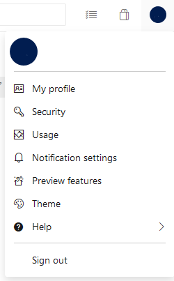 security-menu